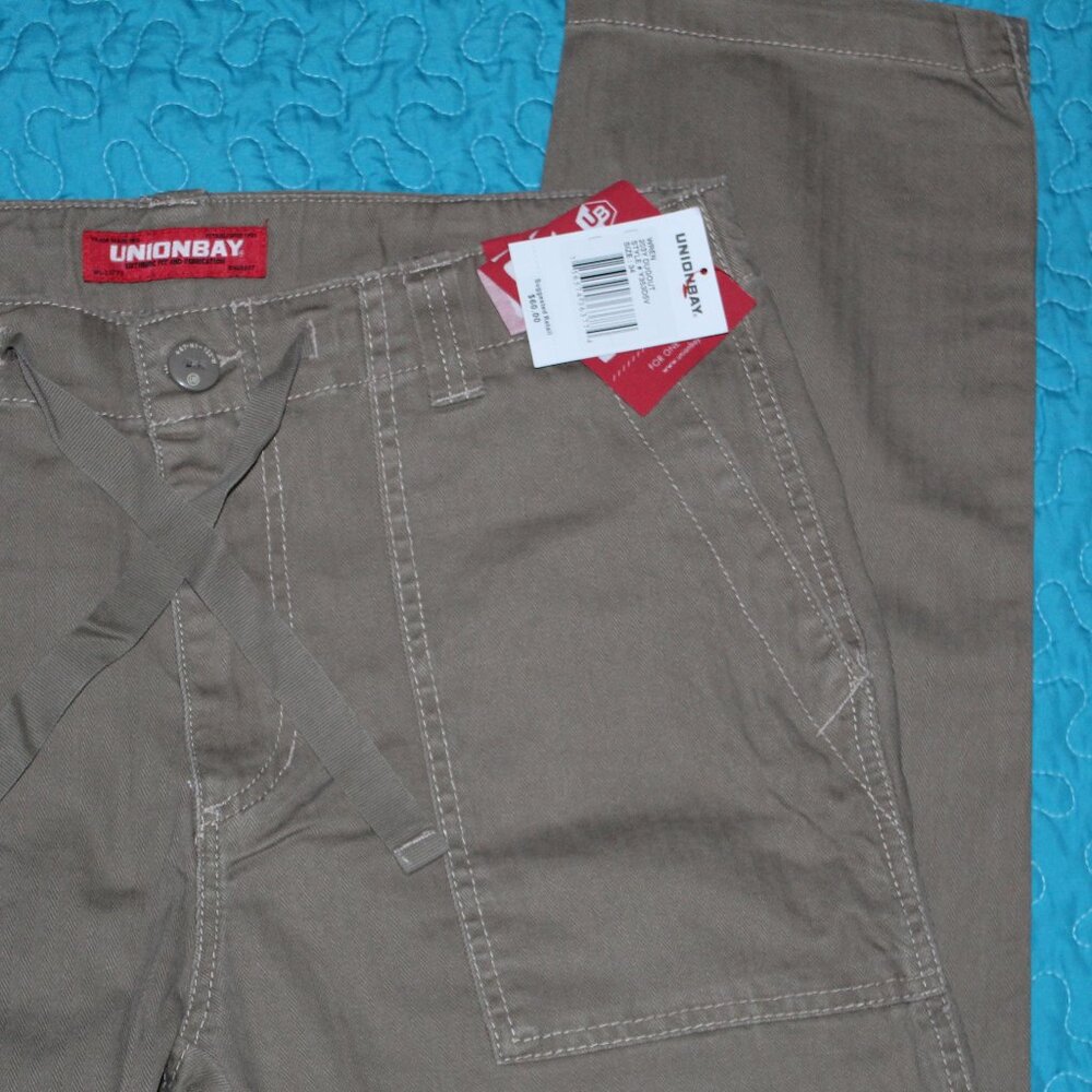 NWT UNIONBAY FLEX WAIST STRETCH FABRIC SIZE 34